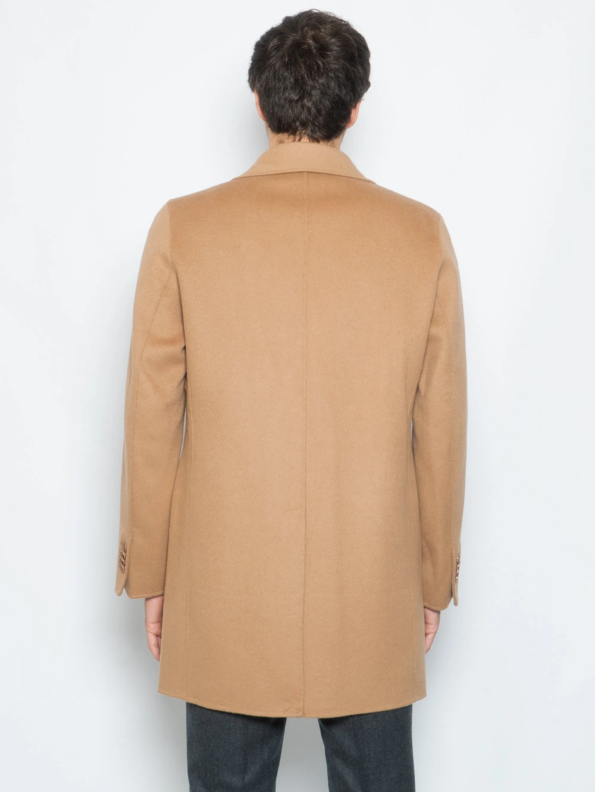 Cappotto Doppiopetto in Double Gregorio Sughero