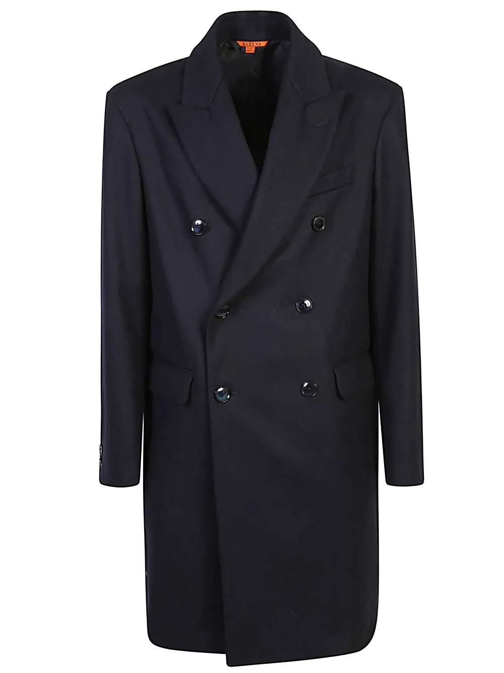 Cappotto doppiopetto in lana Barena