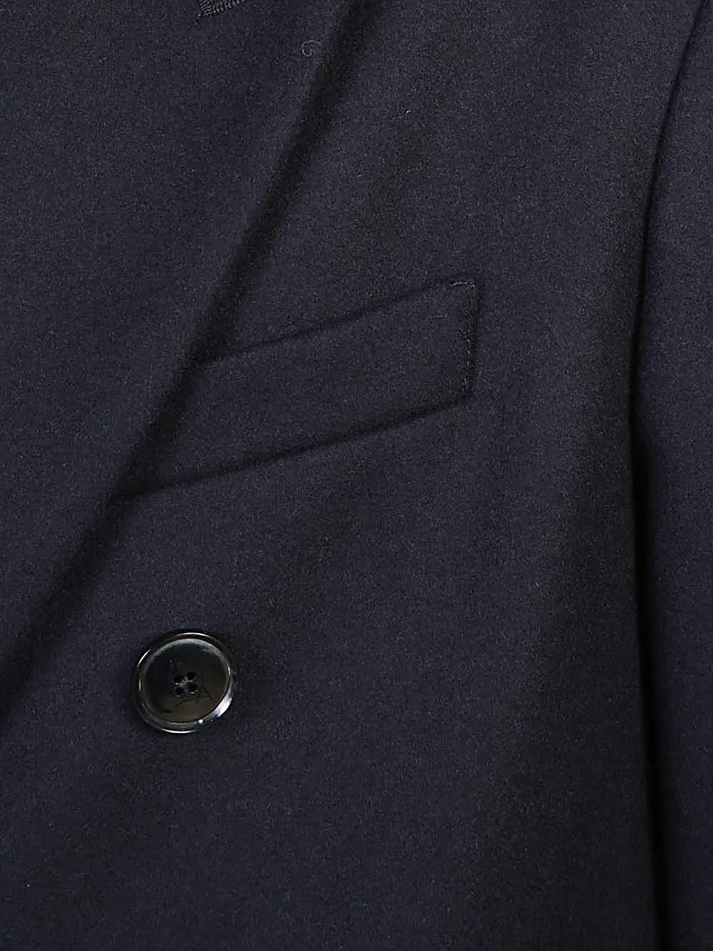 Cappotto doppiopetto in lana Barena