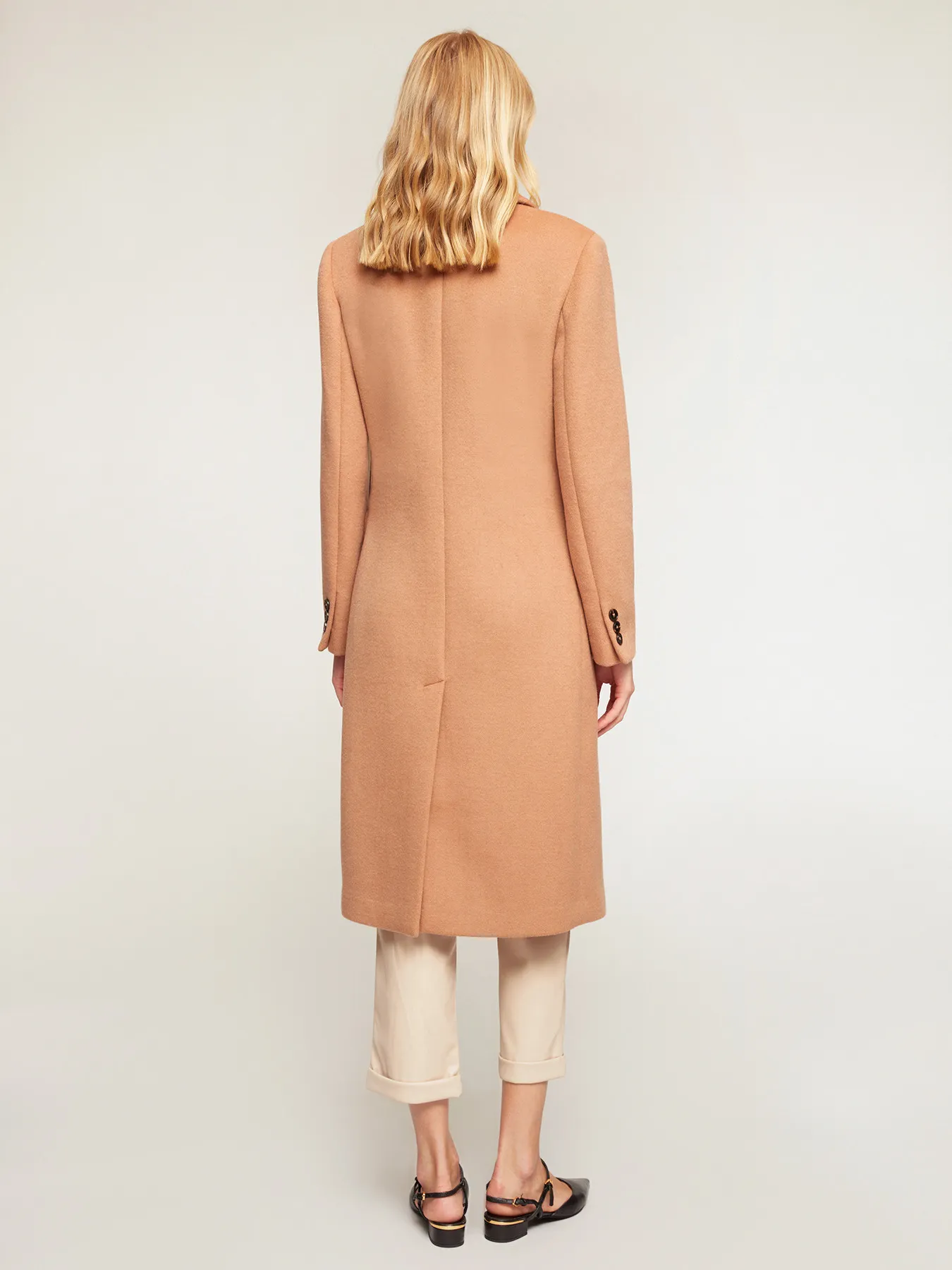 Cappotto doppiopetto in panno