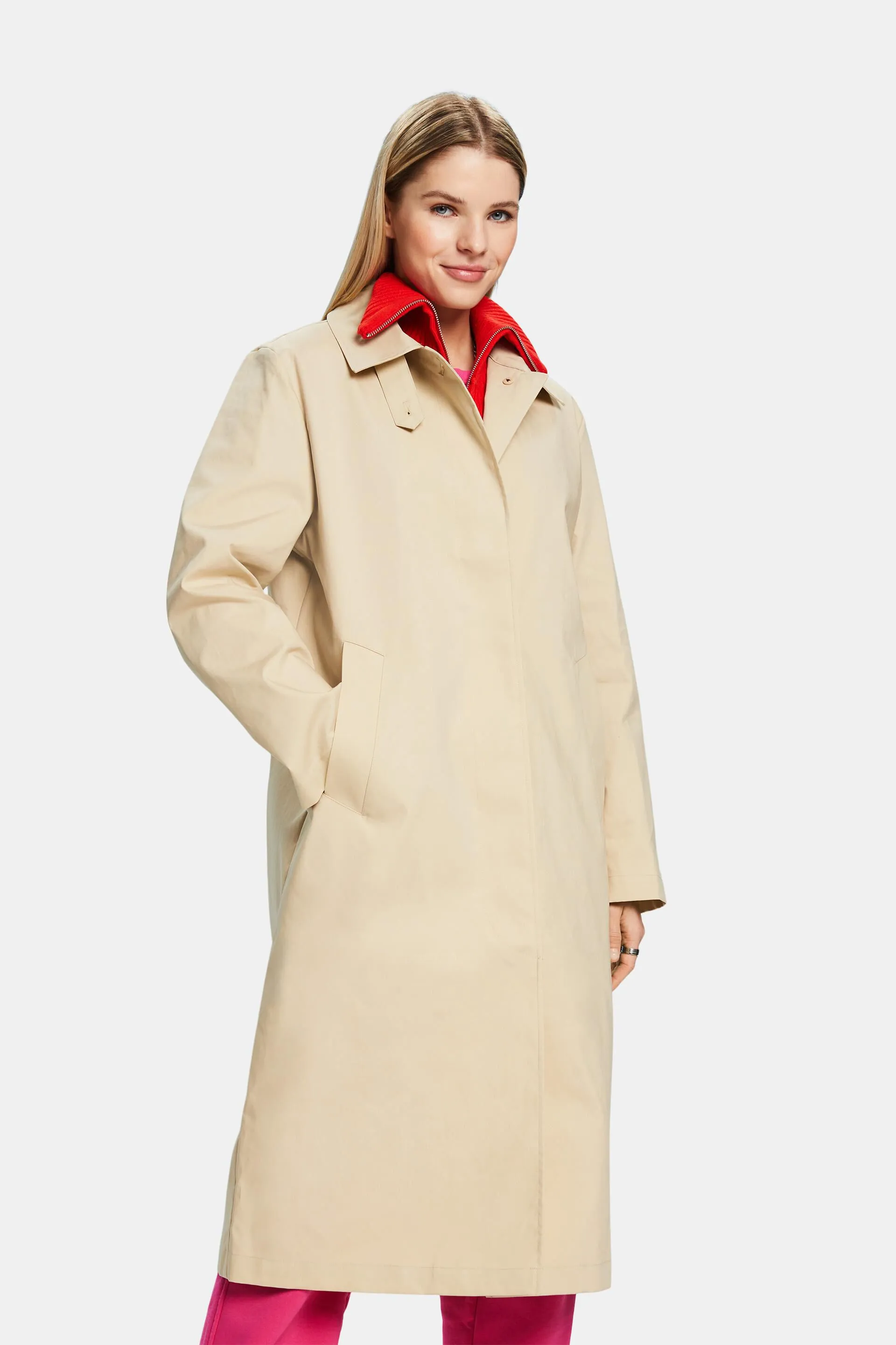 Cappotto midi stile car coat