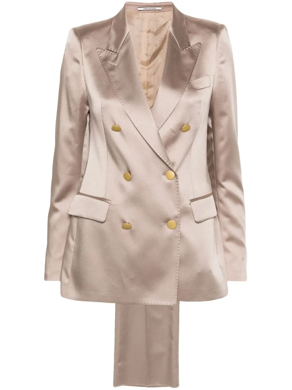 Completo doppiopetto in beige - donna