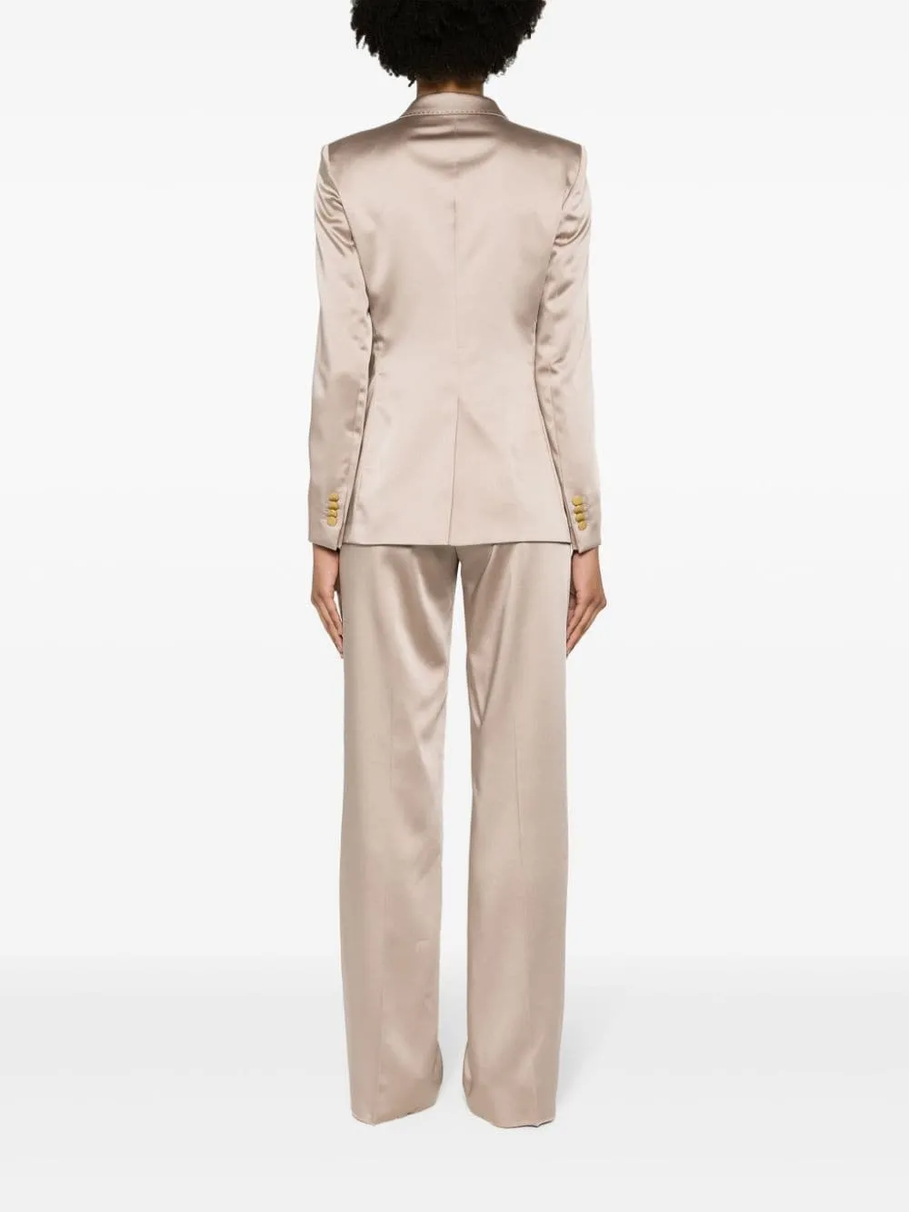 Completo doppiopetto in beige - donna