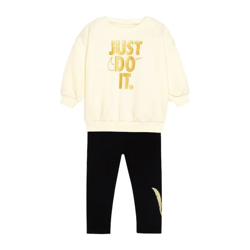 COMPLETO NIKE FELPA+LEGGINGS PER BAMBINI