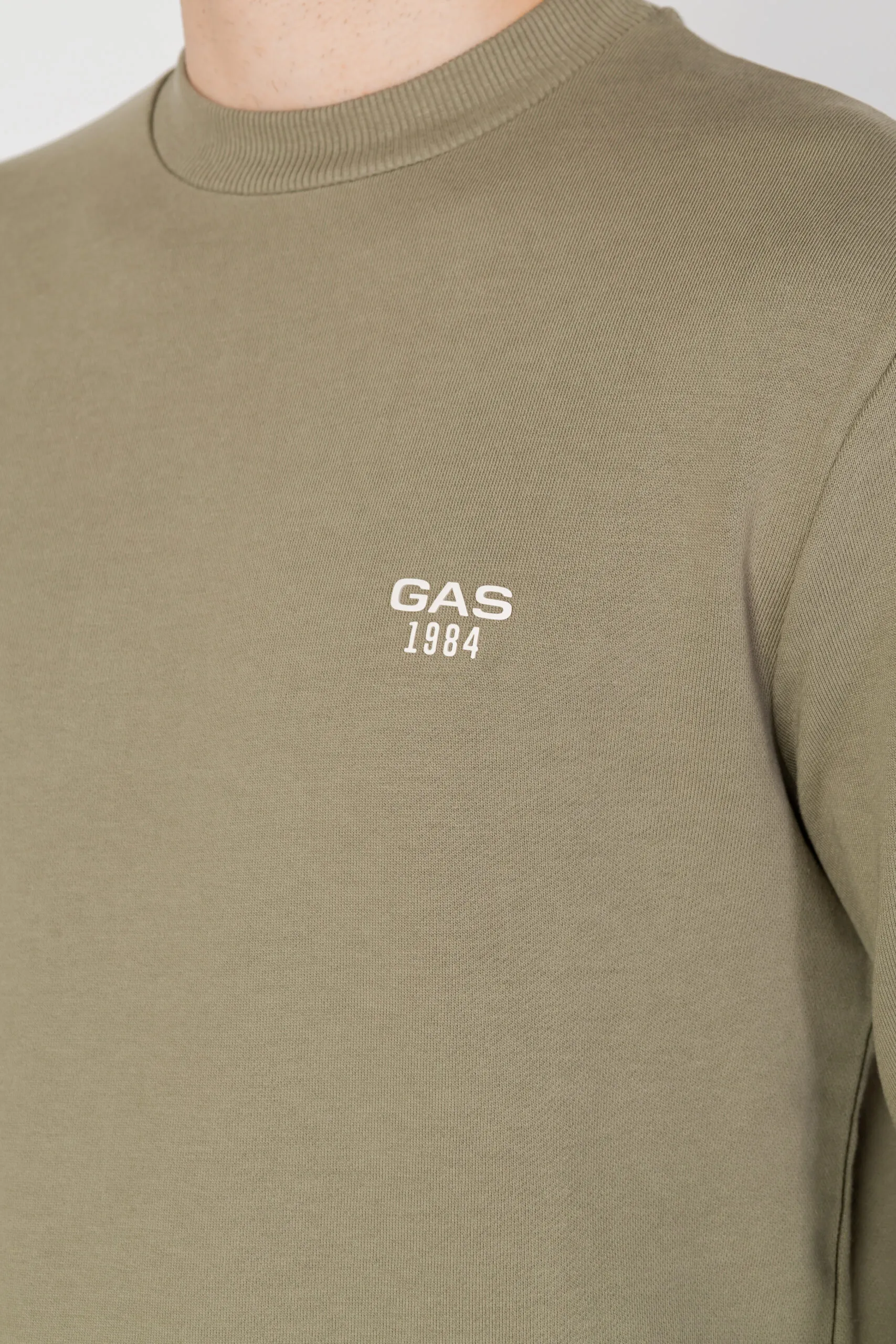 Felpa senza cappuccio GAS sven gas 1984 Verde