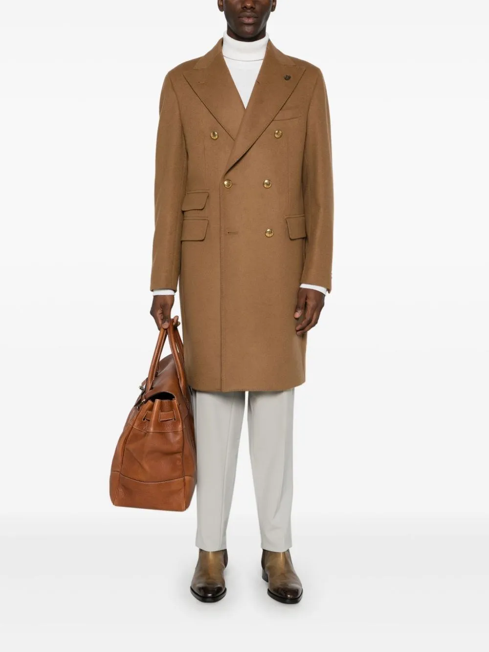   Gabriele Pasini  Cappotto doppiopetto in lana cashmere