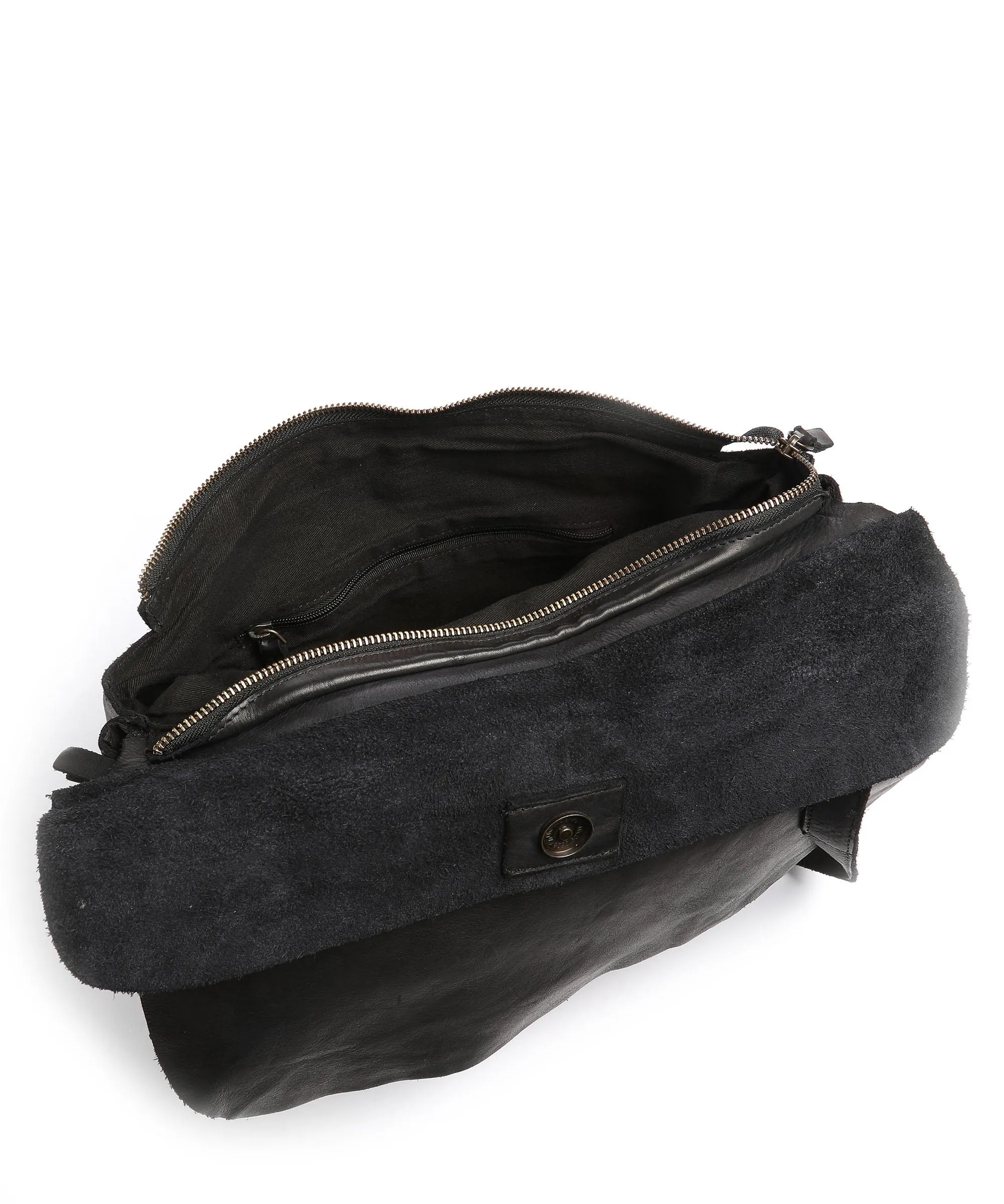  Harold's Submarine Borsa messenger pelle bovina nero  