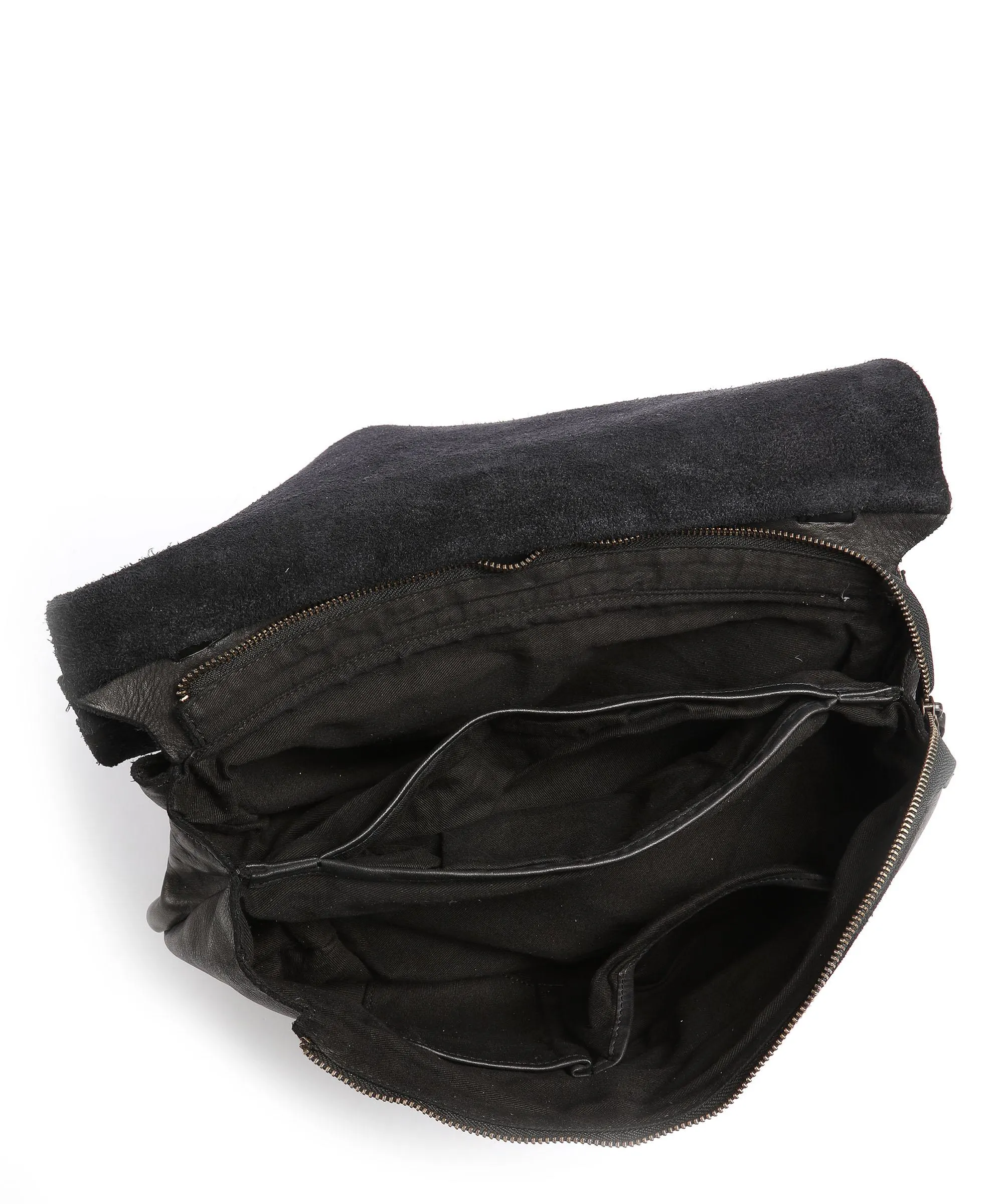  Harold's Submarine Borsa messenger pelle bovina nero  