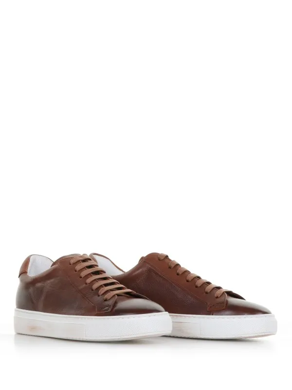 Leather sneakers