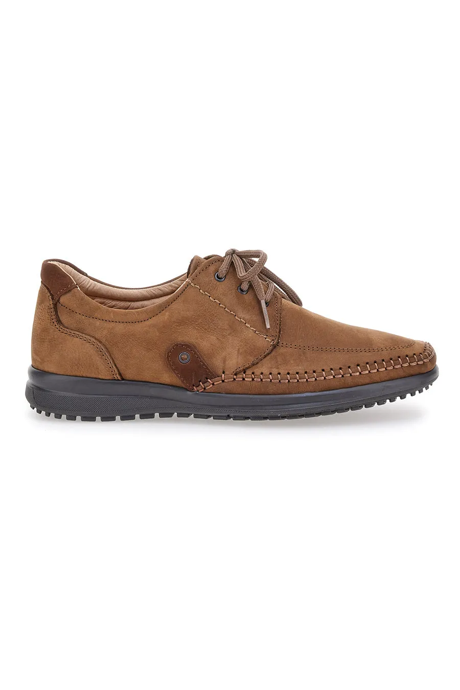   LONGFORD Scarpe Stringate Taupe in Vera Pelle Longford 2023