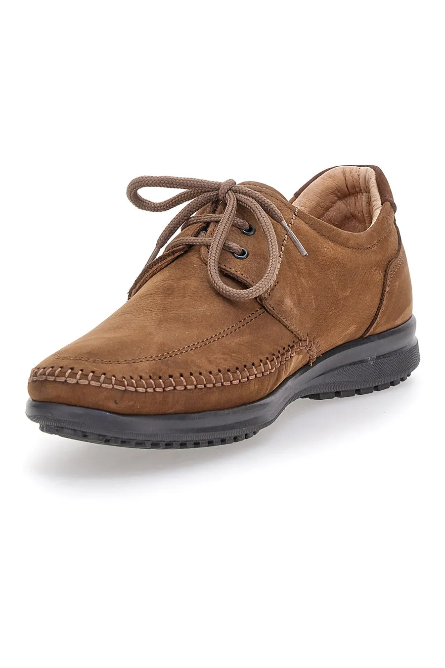  LONGFORD Scarpe Stringate Taupe in Vera Pelle Longford 2023