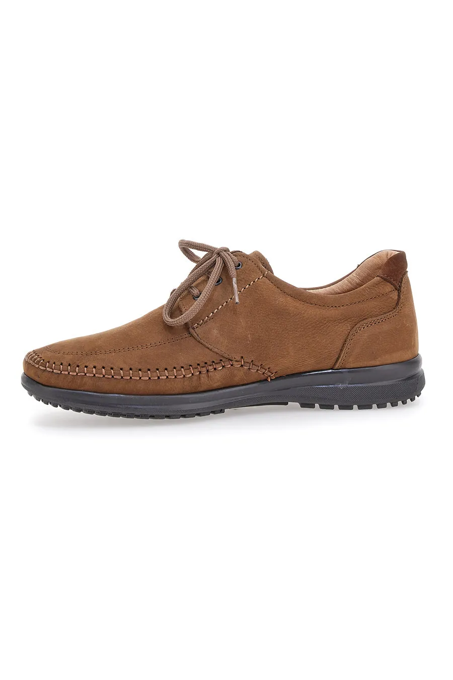   LONGFORD Scarpe Stringate Taupe in Vera Pelle Longford 2023