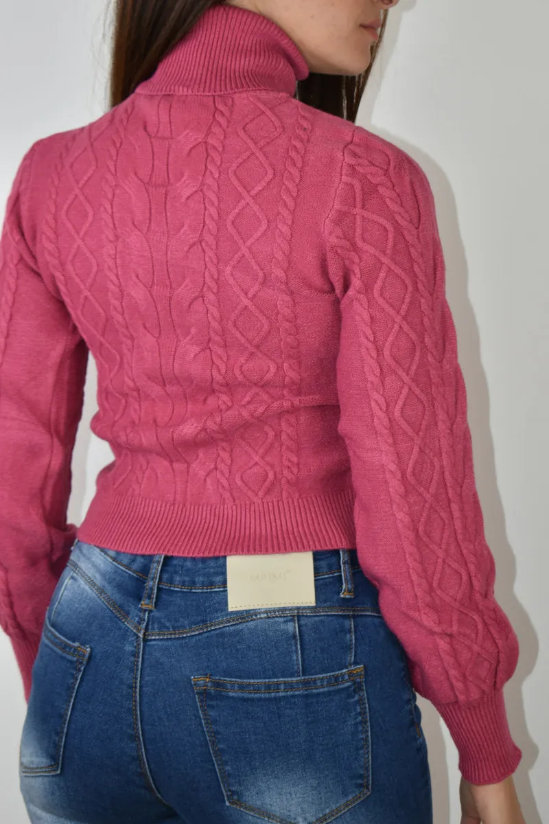 Maglia a collo alto