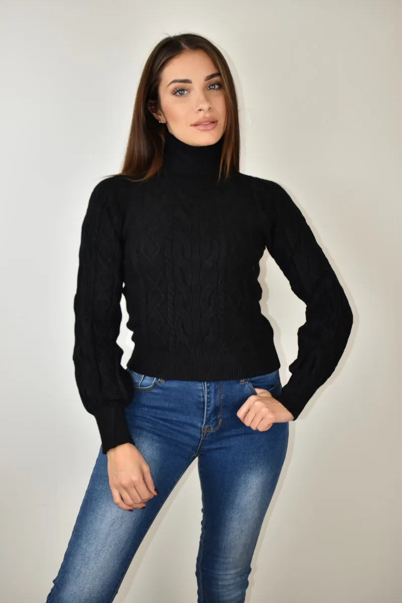 Maglia a collo alto