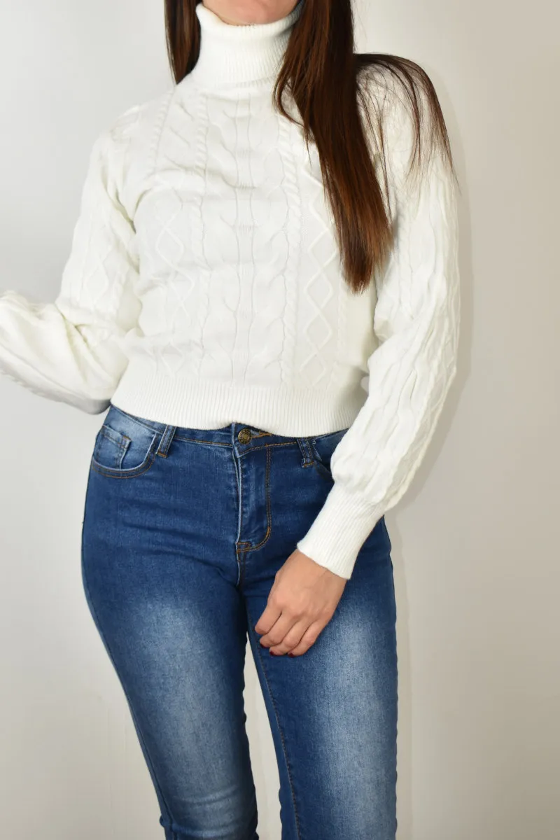 Maglia a collo alto