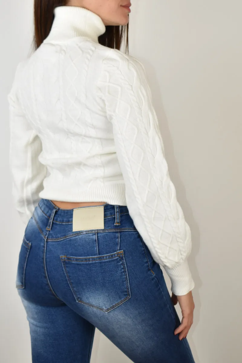 Maglia a collo alto