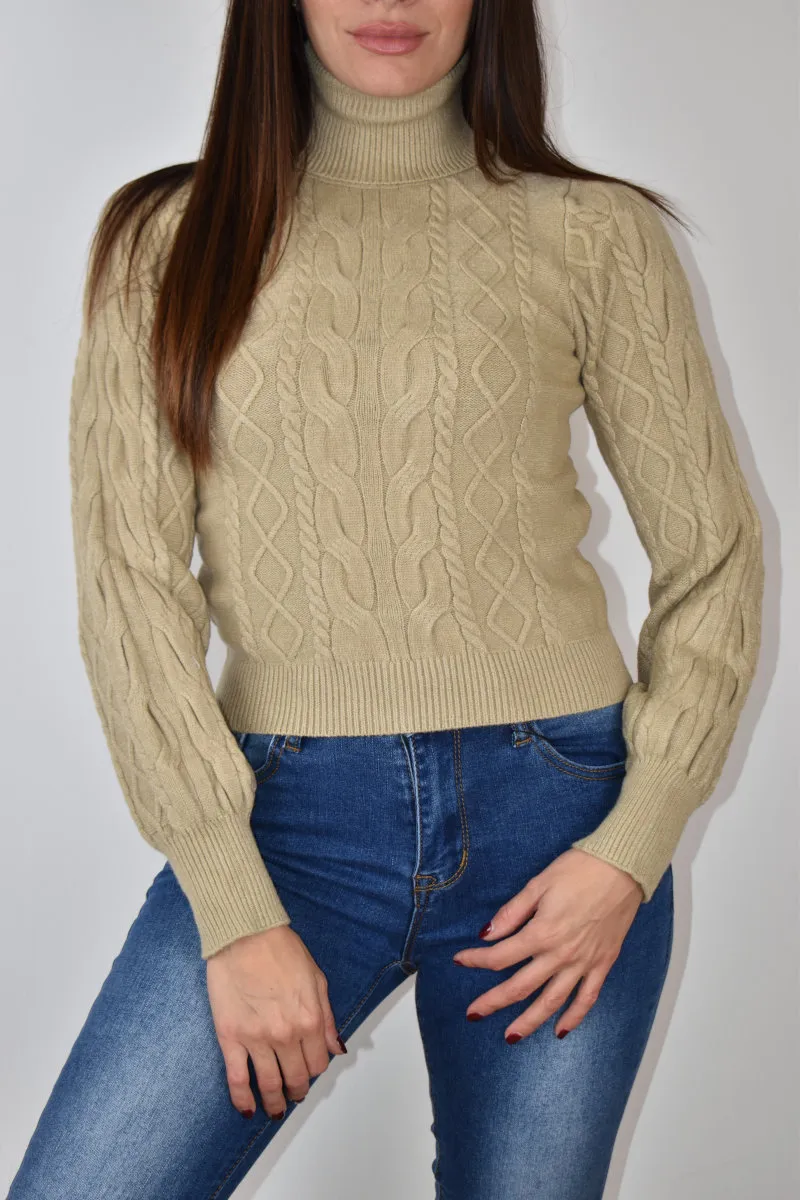 Maglia a collo alto