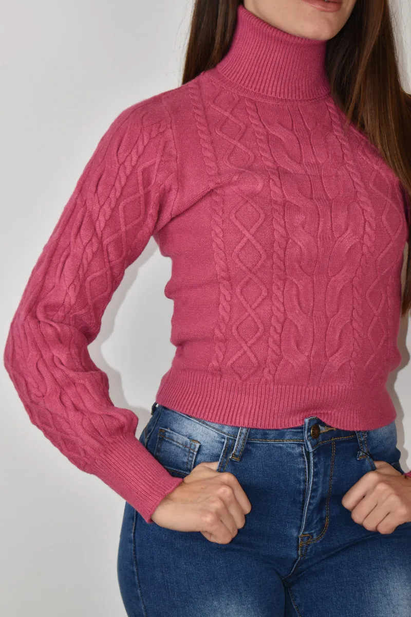 Maglia a collo alto