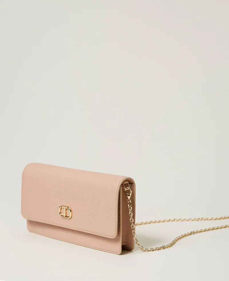 Mini borsa a tracolla con Oval T
