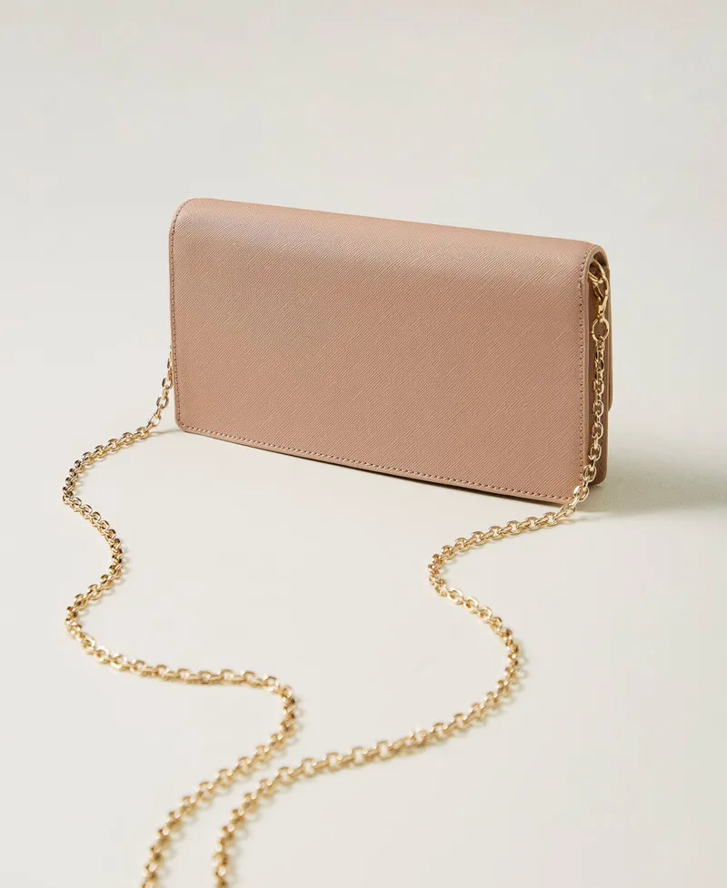Mini borsa a tracolla con Oval T