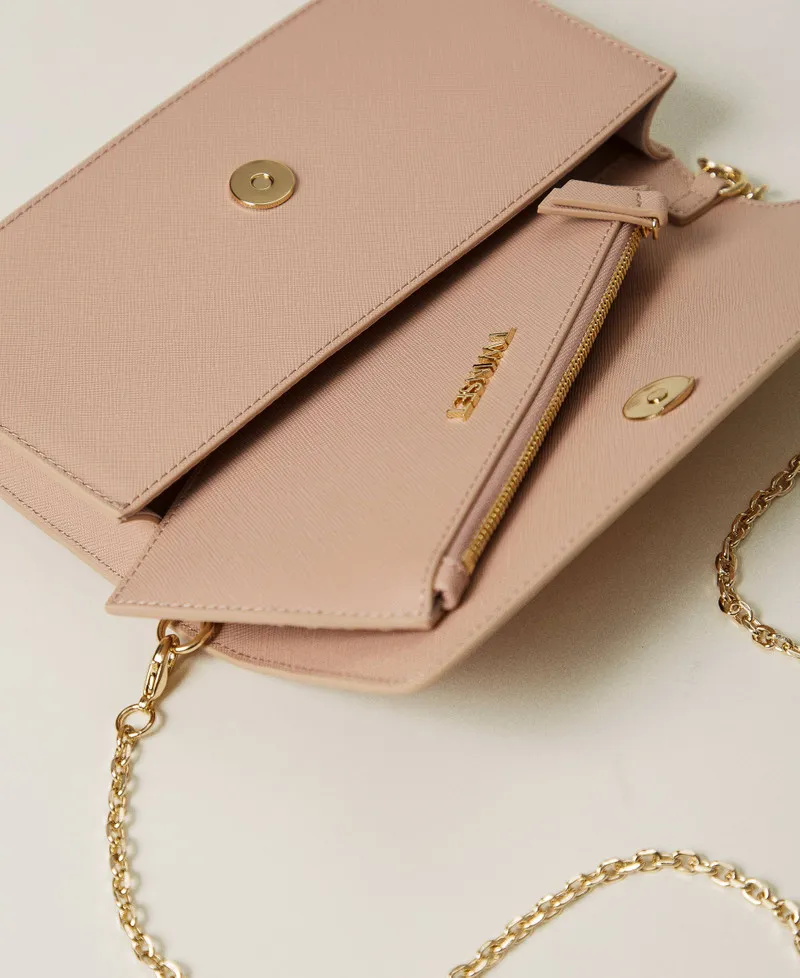 Mini borsa a tracolla con Oval T