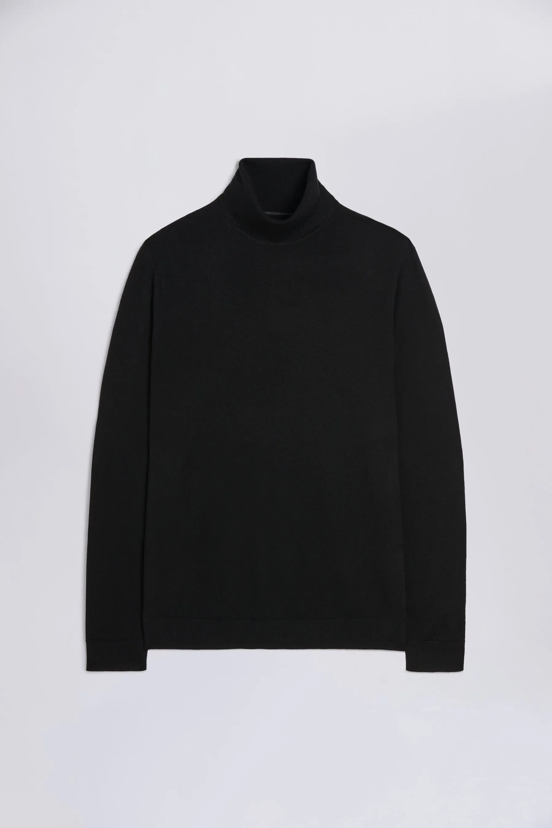 MOSS - Maglia a collo alto con Blend in lana merino    