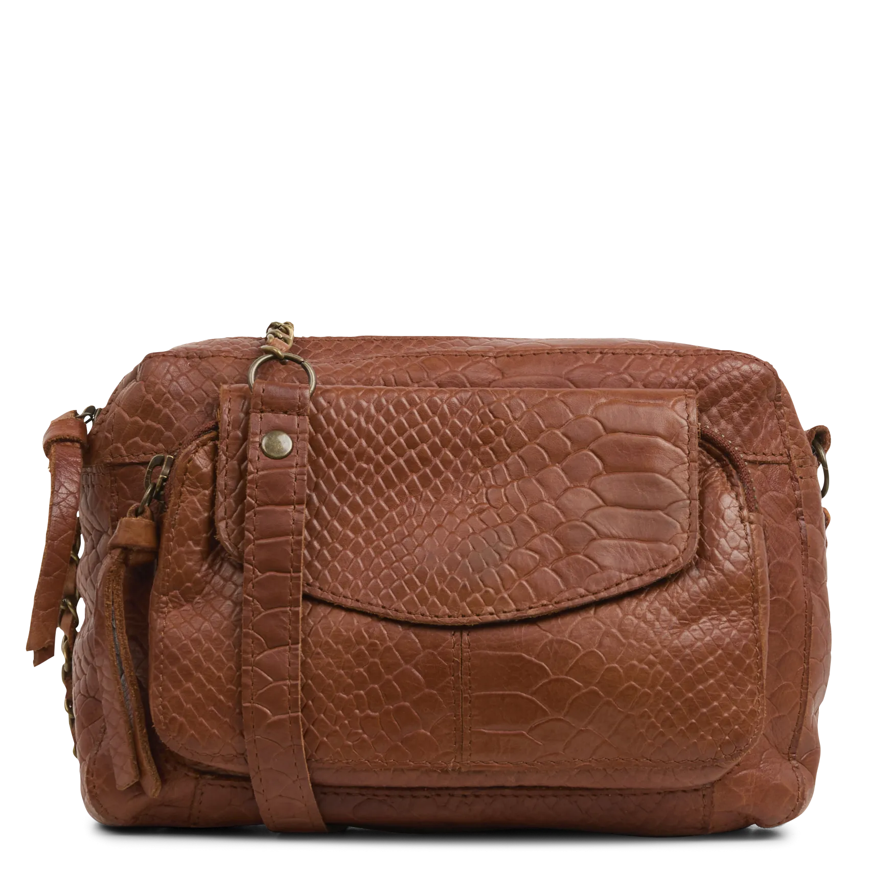  PIECES   NAINA - Borsa a bandoliera in pelle | Marrone