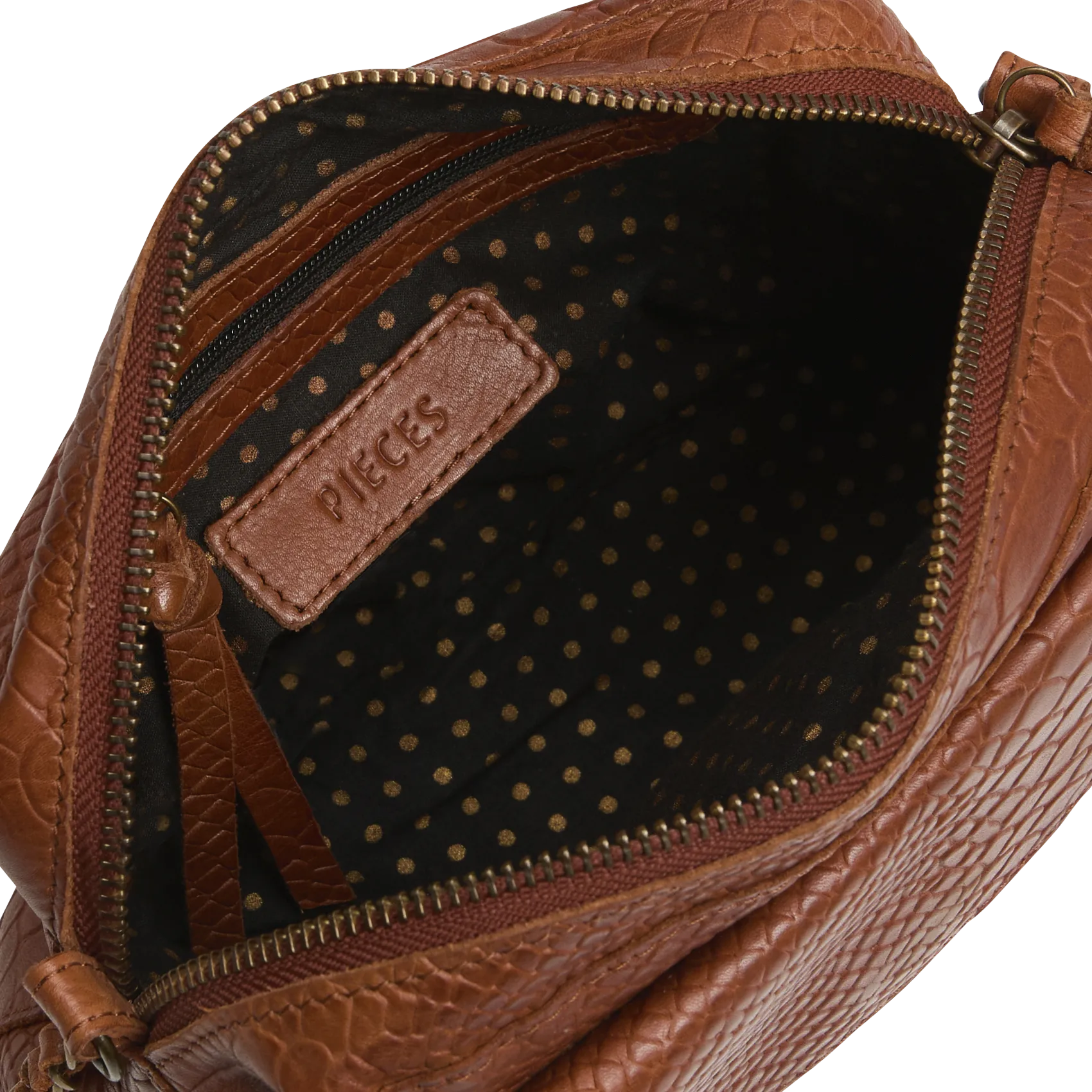  PIECES   NAINA - Borsa a bandoliera in pelle | Marrone