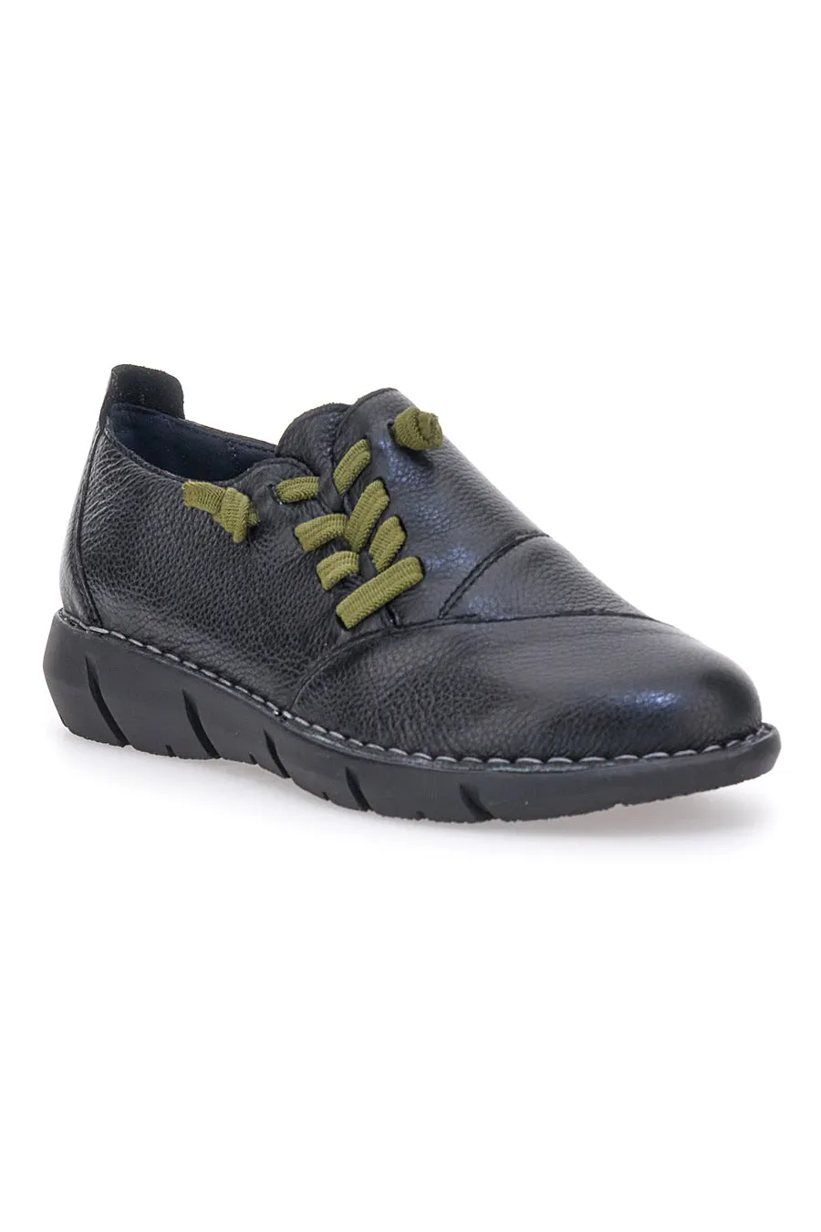   PITTARELLO Scarpe Stringate Plocadi 17569 Nere Vera Pelle
