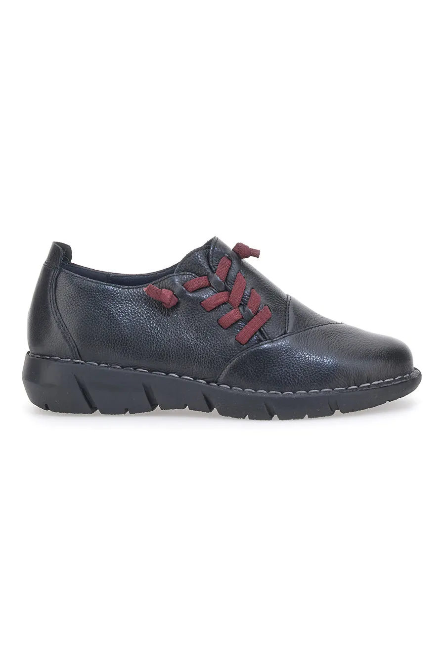   PLOCADI Scarpe Stringate Plocadi 17569 Nere Vera Pelle