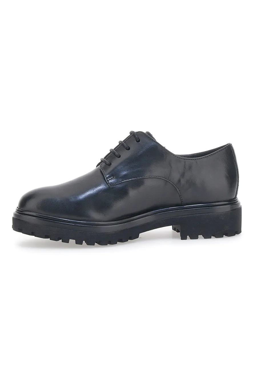   PLOCADI Scarpe Stringate Plocadi 17633 Nere Vera Pelle
