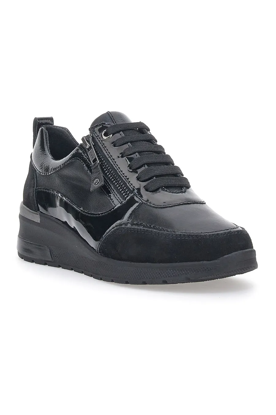   PLOCADI Scarpe Stringate Plocadi 20149 Nere Vera Pelle