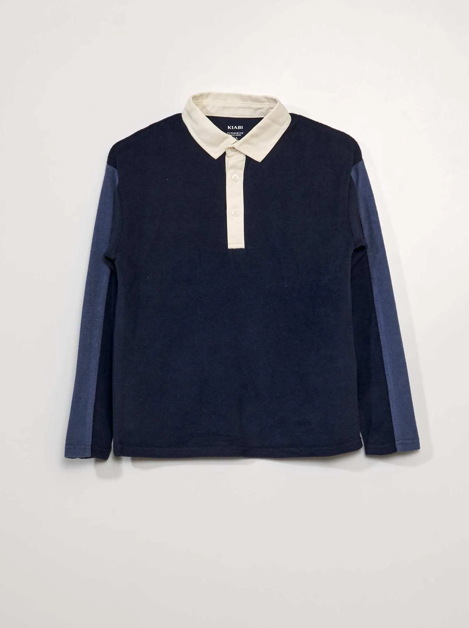 Polo stile rugby - blu