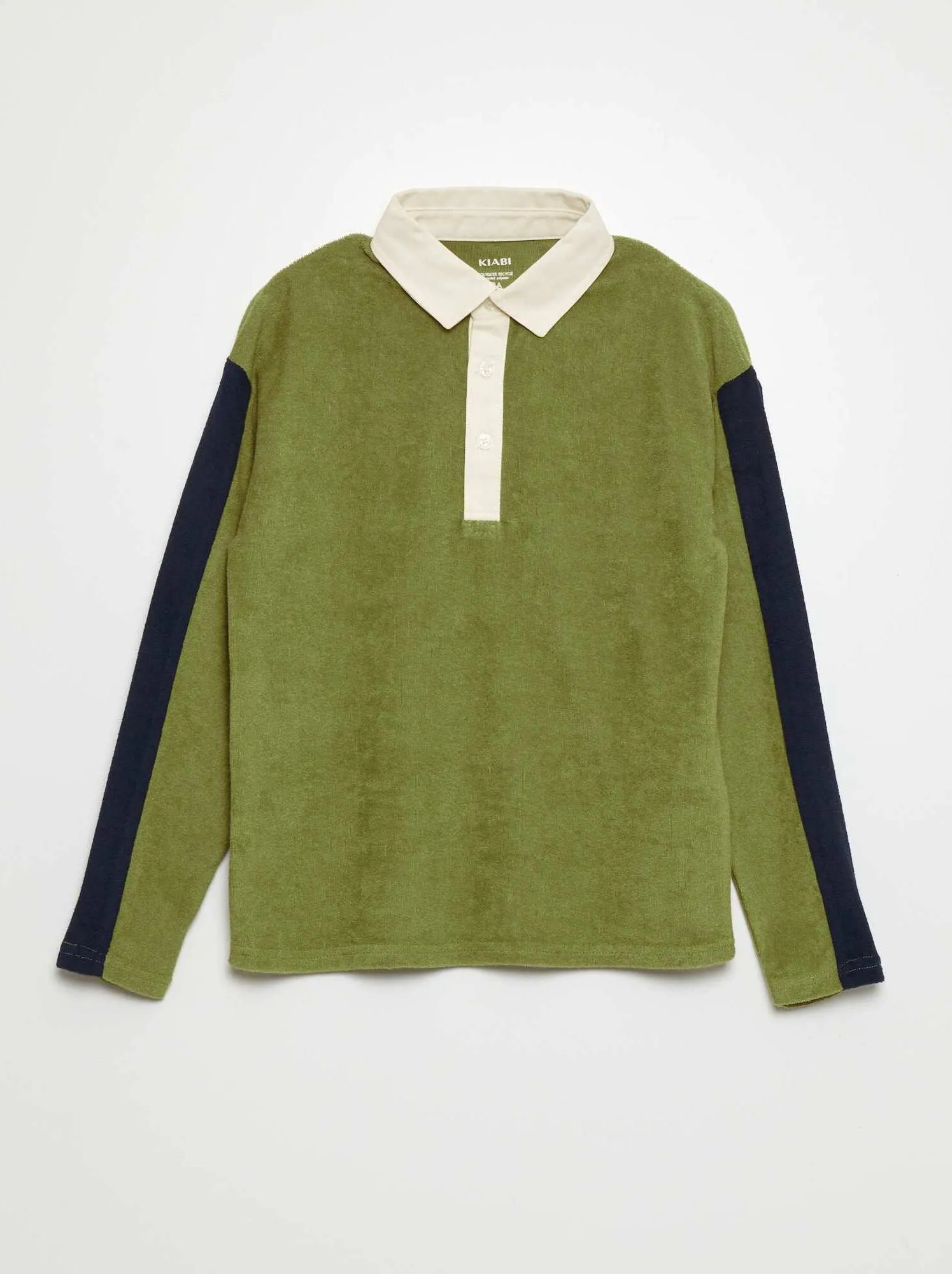 Polo stile rugby - VERDE