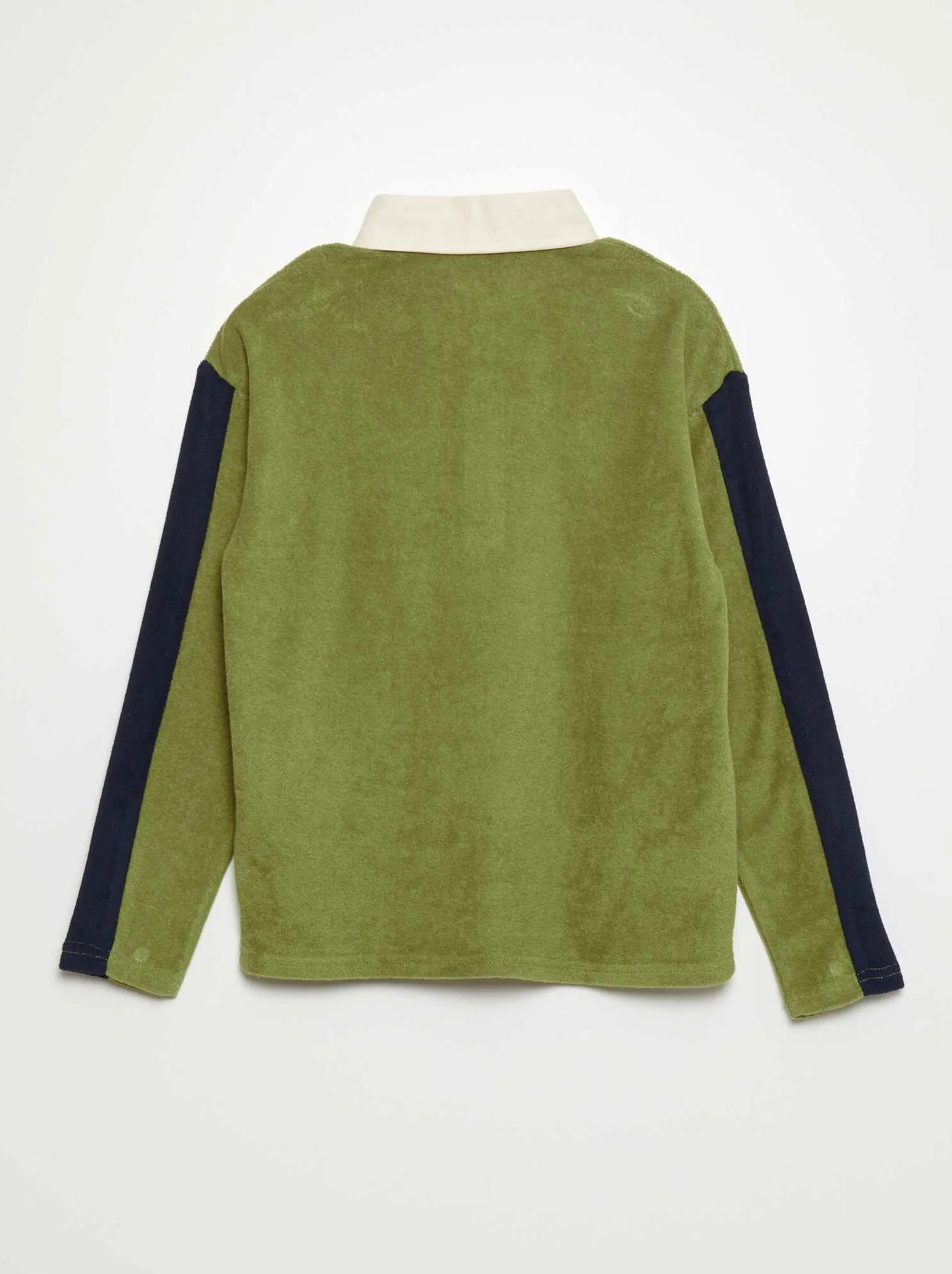 Polo stile rugby - VERDE