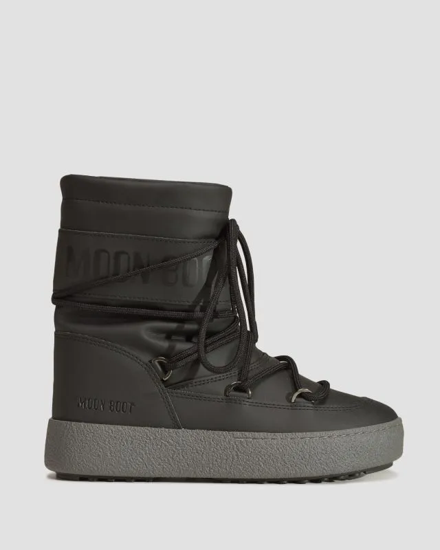 Scarpe invernali da uomo Moon Boot Mtrack Tube Rubber Nere