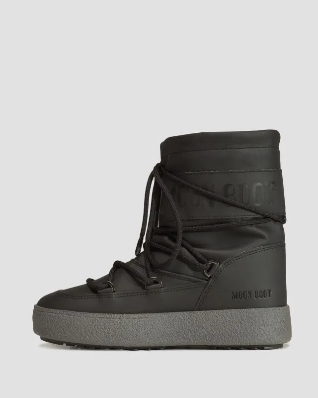 Scarpe invernali da uomo Moon Boot Mtrack Tube Rubber Nere