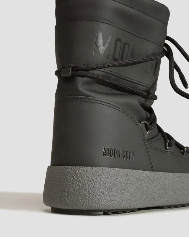 Scarpe invernali da uomo Moon Boot Mtrack Tube Rubber Nere