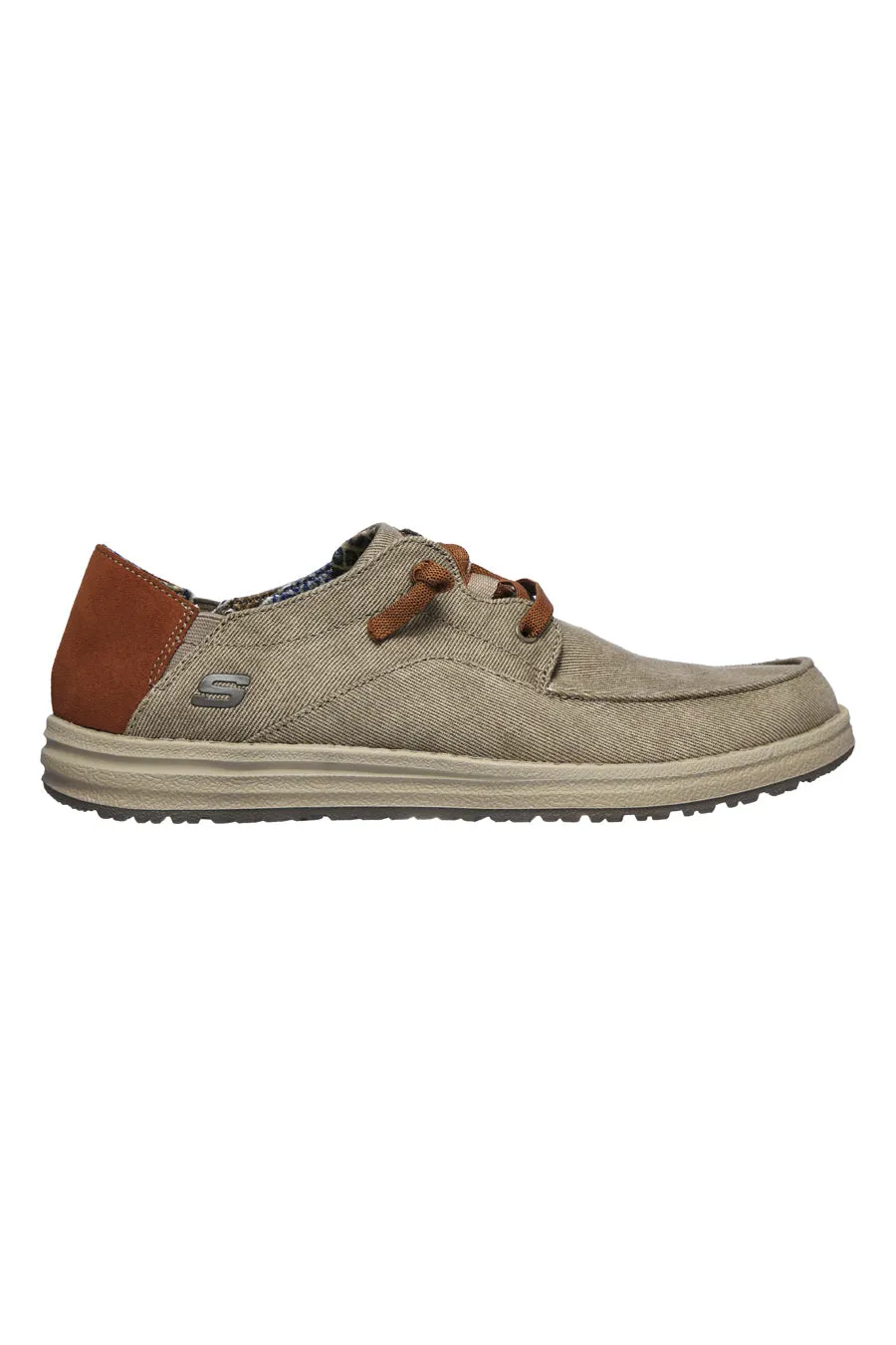  SKECHERS Scarpe Stringate Taupe da Uomo Skechers Melson-Planon