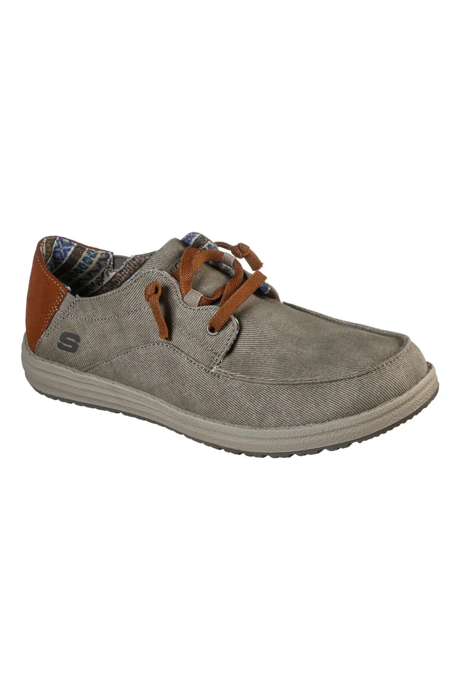  SKECHERS Scarpe Stringate Taupe da Uomo Skechers Melson-Planon