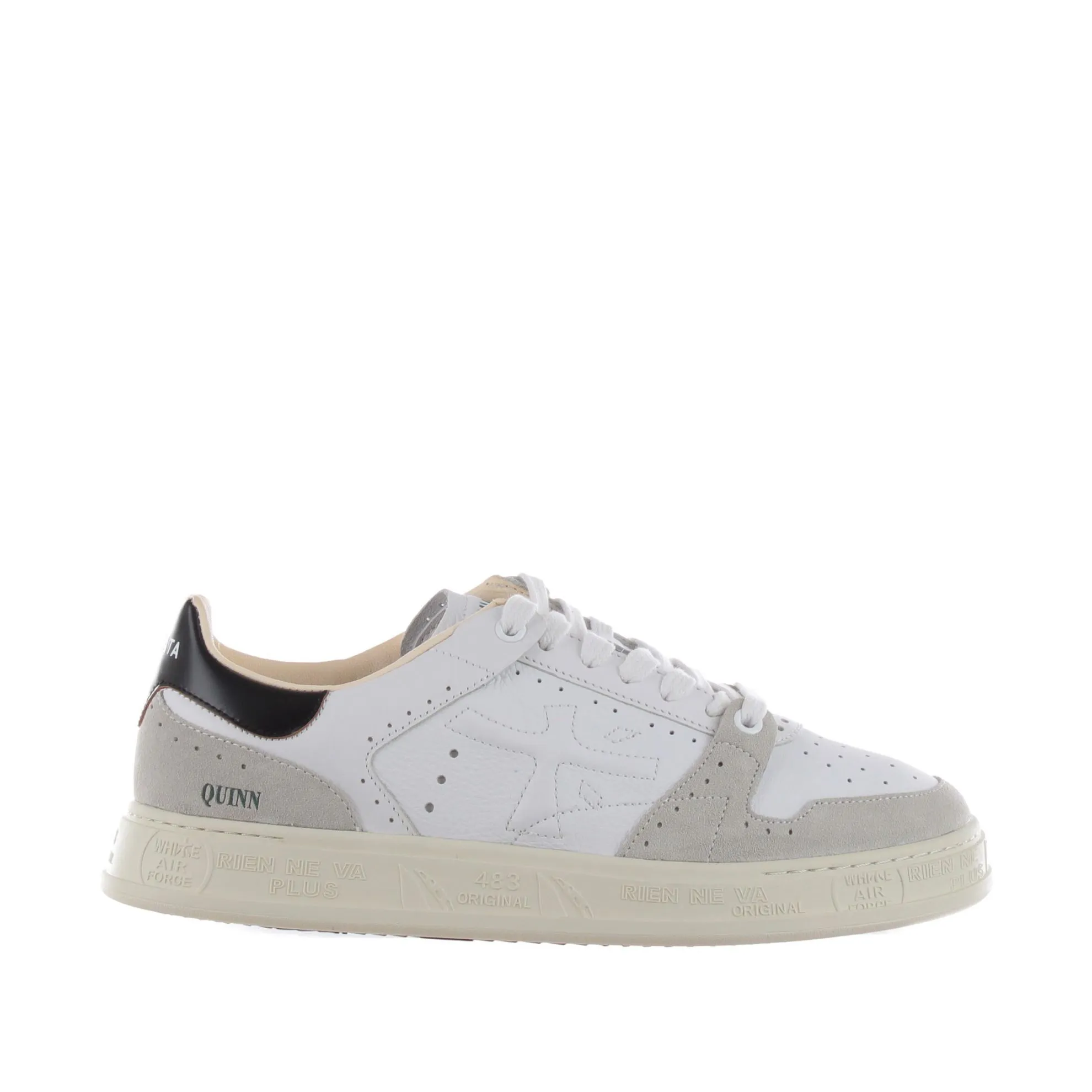 Sneaker in pelle punzonata