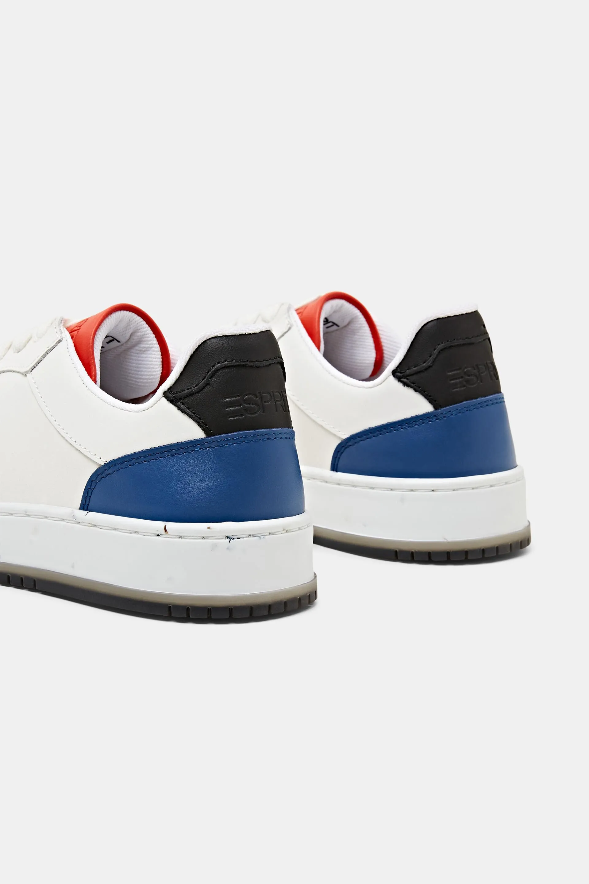 Sneakers stringate in pelle